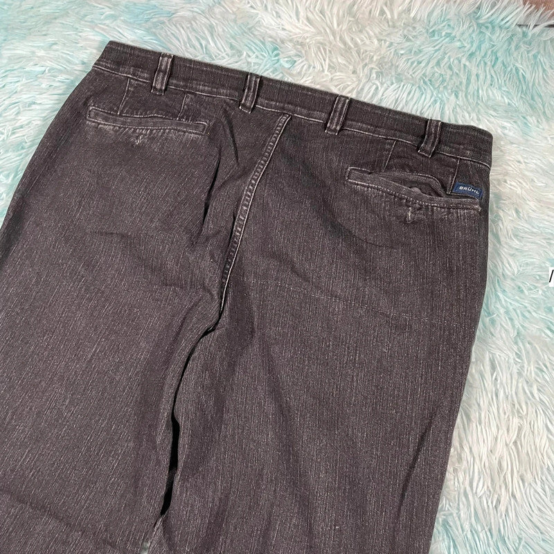 Black Brühl Jeans Straight Leg - 38W 32L