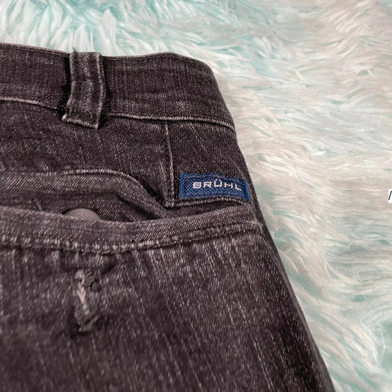 Black Brühl Jeans Straight Leg - 38W 32L