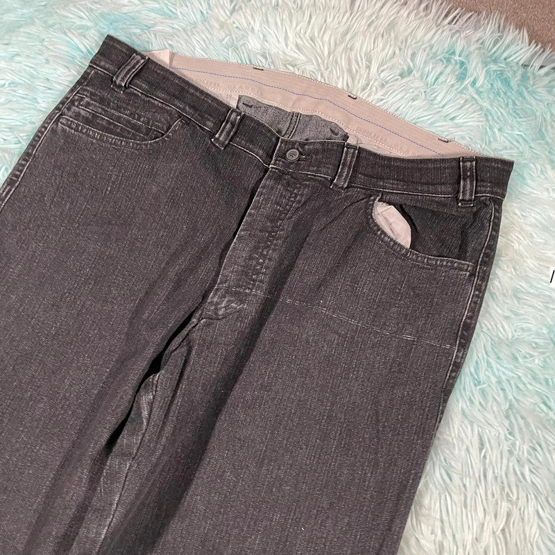 Black Brühl Jeans Straight Leg - 38W 32L