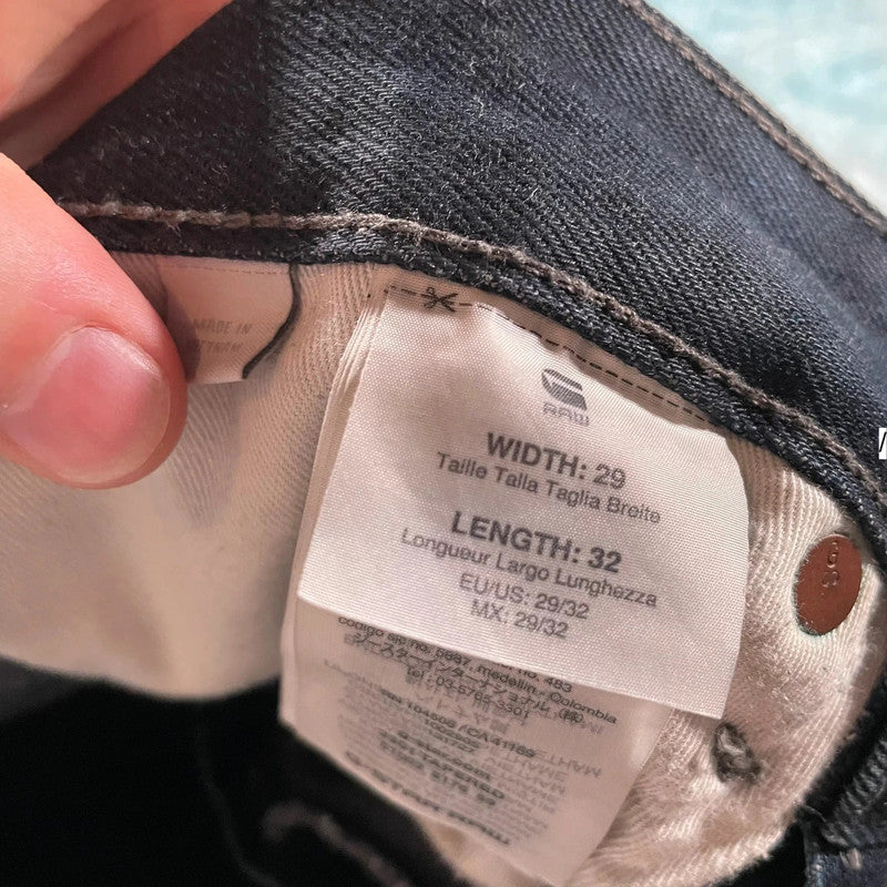 Blue G-star Raw Jeans Tapered - 29W 32L