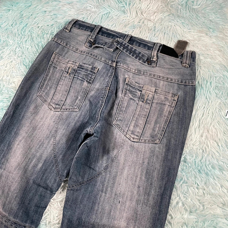 Vintage 00s Y2K Osaka Raw Jeans Straight Leg - 34W