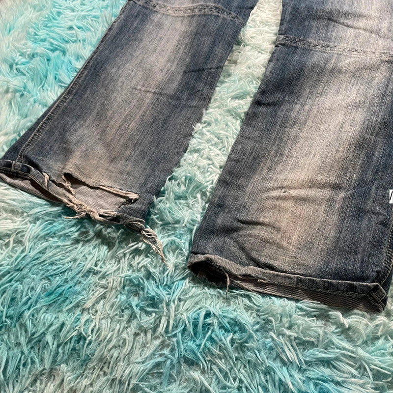 Vintage 00s Y2K Osaka Raw Jeans Straight Leg - 34W