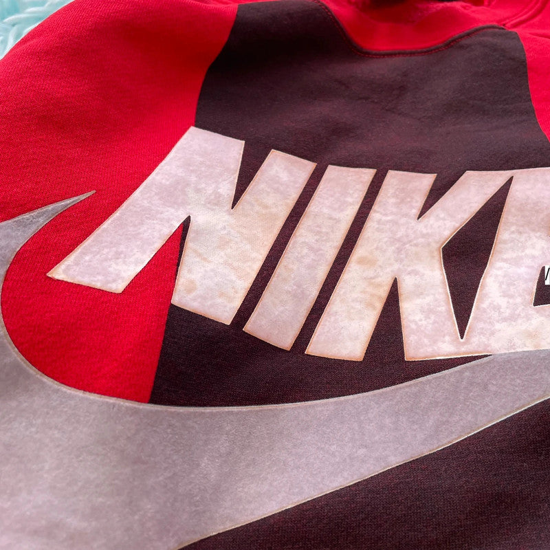 Red & Black Nike Sweatshirt - Medium