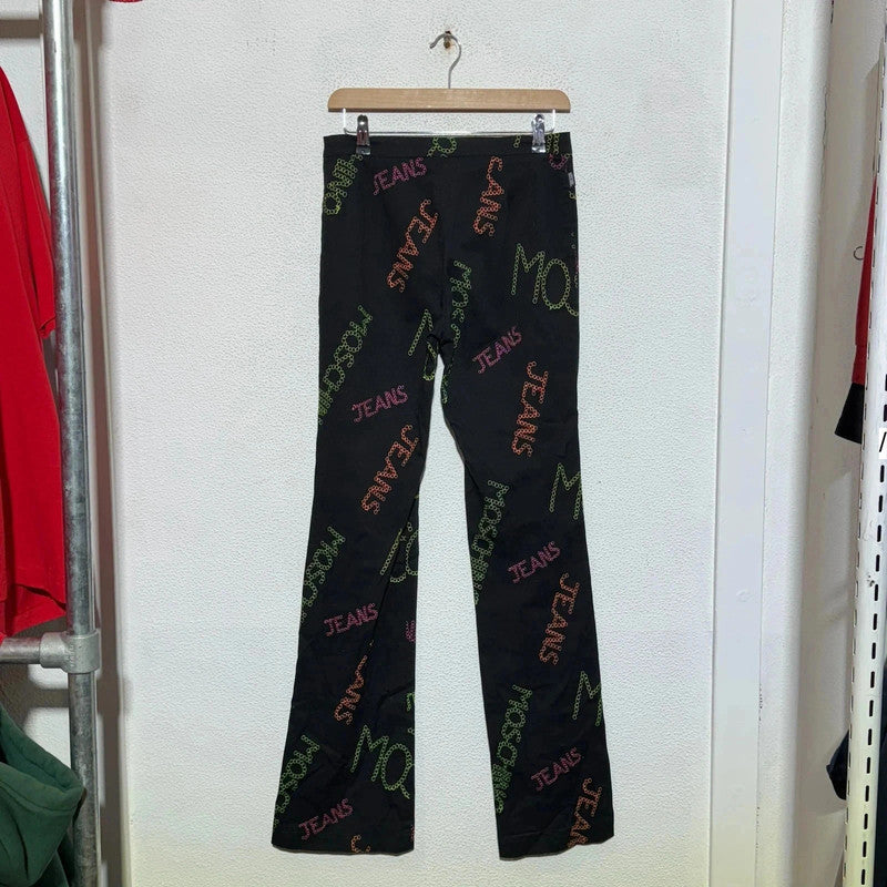 Vintage 00s Black Moschino Trousers - Size 8