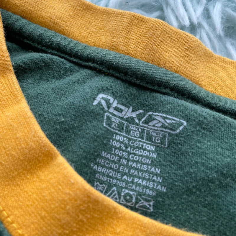 Vintage Green Greenbay Packers Reebok T Shirt - XL