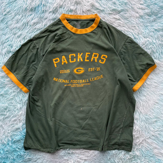 Vintage Green Greenbay Packers Reebok T Shirt - XL