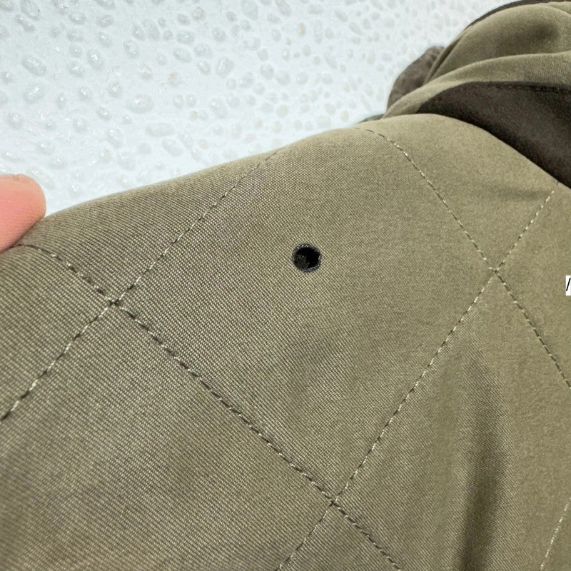 Beige Barbour Quilted Jacket Fleeced - XL