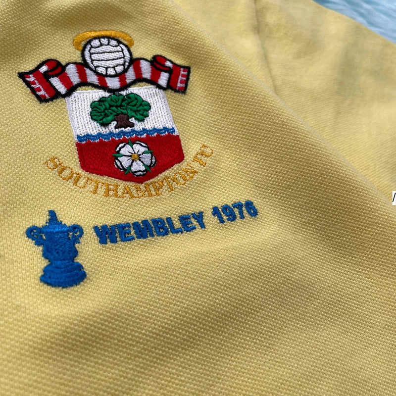 Vintage Style Yellow Southampton Shirt Copa - Small