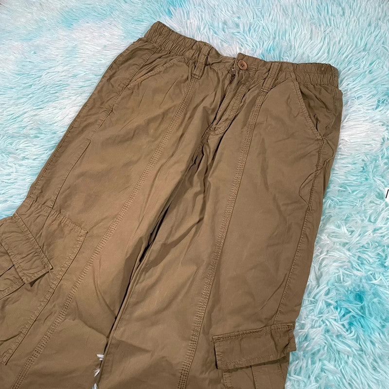 Khaki BDG Y2K Cargo Pants Baggy Urban Outfitters - Small