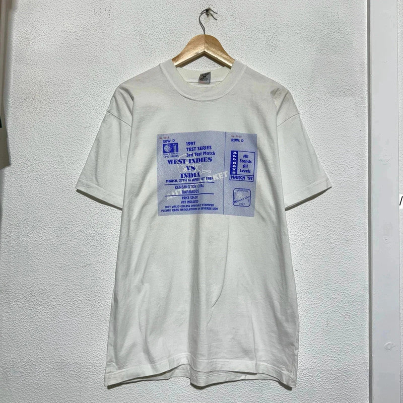 Vintage 1997 England Cricket T Shirt - Large