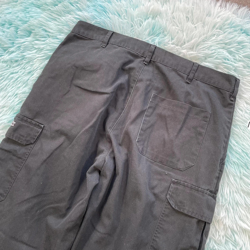 Black PlainTalk Cargo Trousers - XL