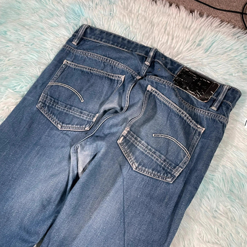 Blue G-Star Straight Jeans - 34W 34L
