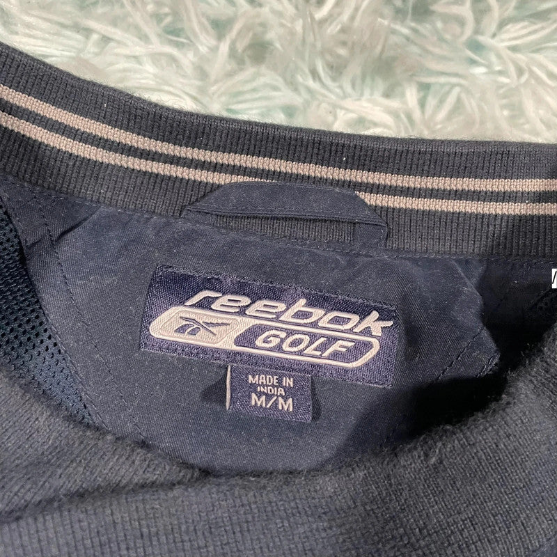 Vintage Navy Reebok Windbreaker Pullover - Medium