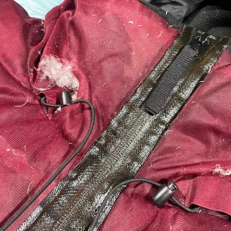Red Stone Island Welded Down Jacket Puffer - XXL