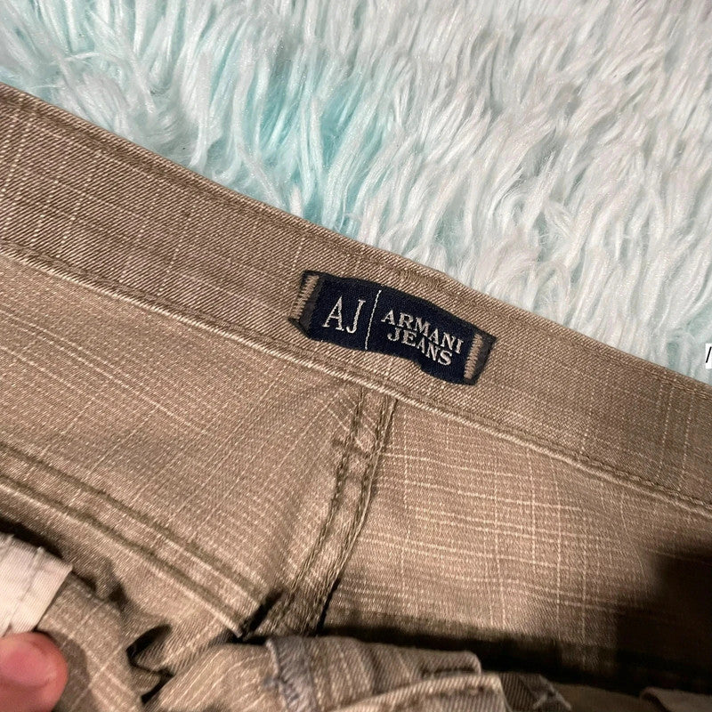 Light Brown Armani Jeans Trousers - 38W