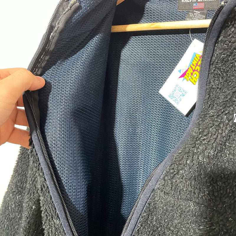 Black Polo Jeans Ralph Lauren Fleece Jumper - XL