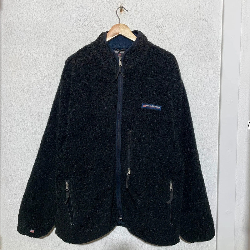 Black Polo Jeans Ralph Lauren Fleece Jumper - XL