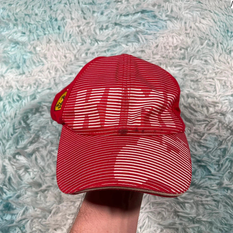 Vintage Red Ferrari Kimi Cap