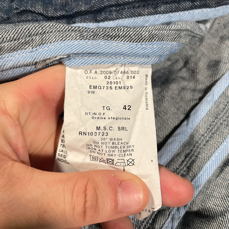 Vintage Y2K Armani Denim Jacket - Size 8