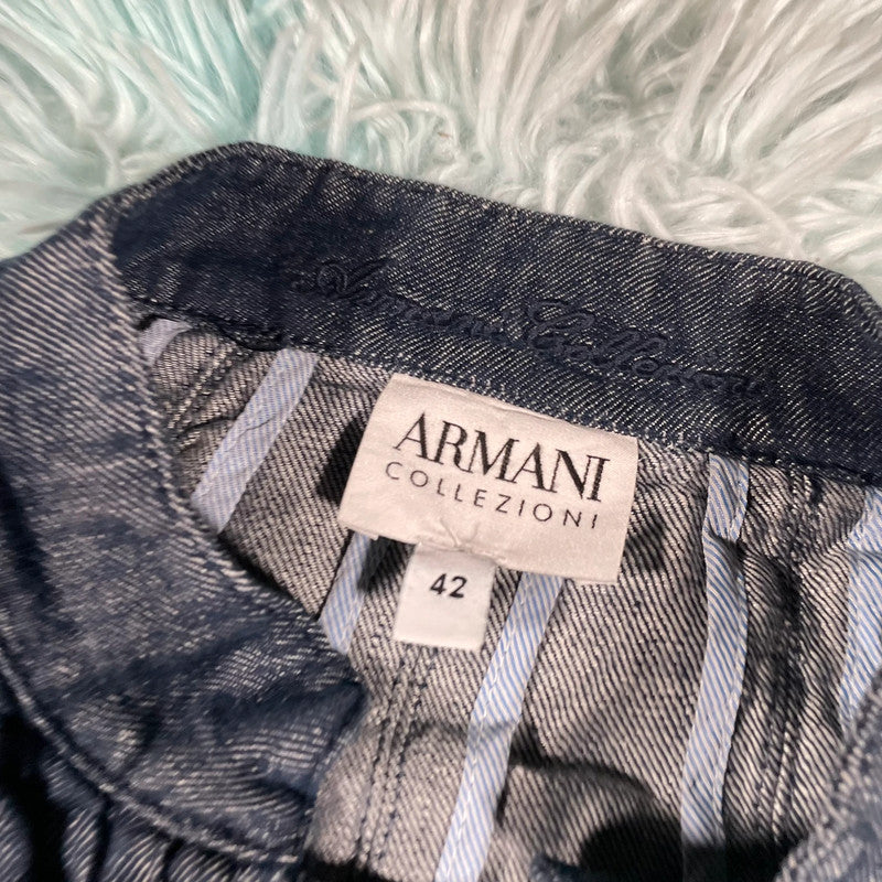 Vintage Y2K Armani Denim Jacket - Size 8