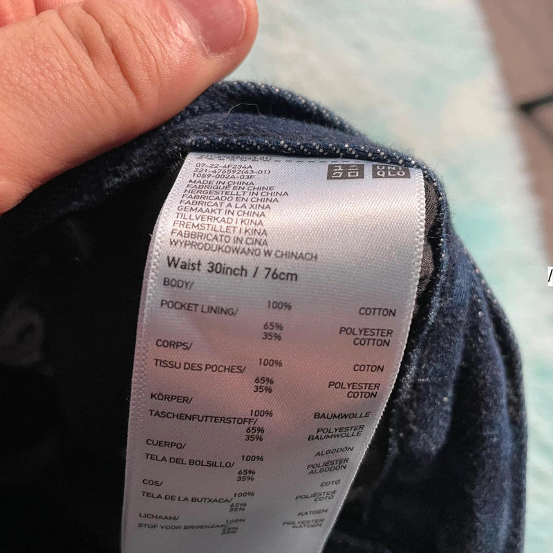 Navy Uniqlo Comptoir Des Cotonniers Jeans - 30W 32L