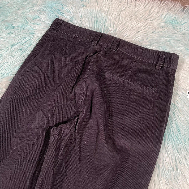 Navy Cos Corduroy Trousers - Size 8