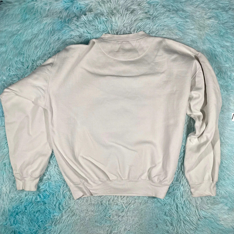 Vintage 90s White Chaps Ralph Lauren Sweatshirt - Medium