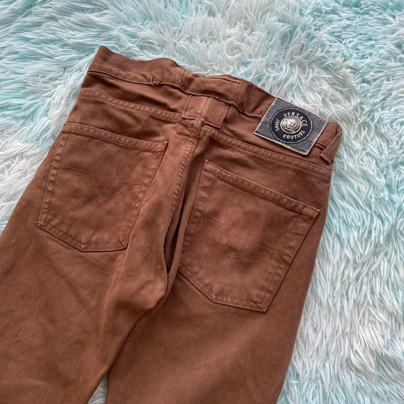 Vintage 90s Brown Versace Jeans - 28W