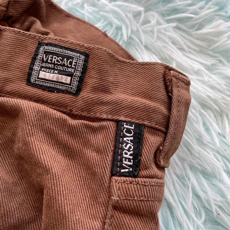 Vintage 90s Brown Versace Jeans - 28W