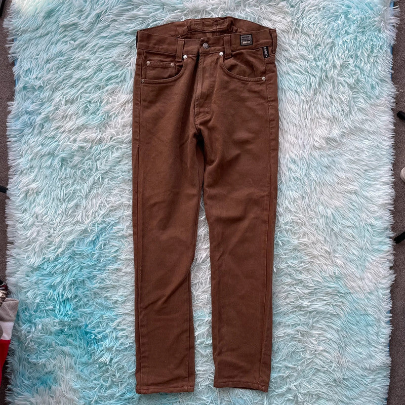 Vintage 90s Brown Versace Jeans - 28W