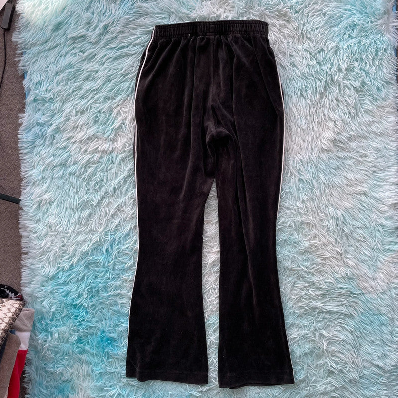 Black Puma Velour Joggers - Medium