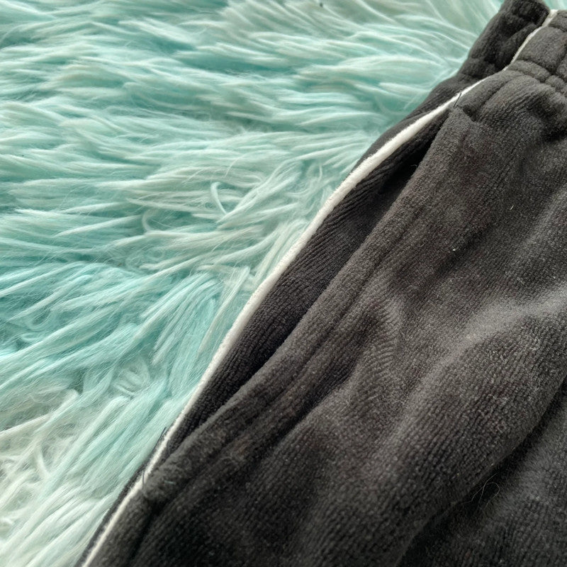 Black Puma Velour Joggers - Medium