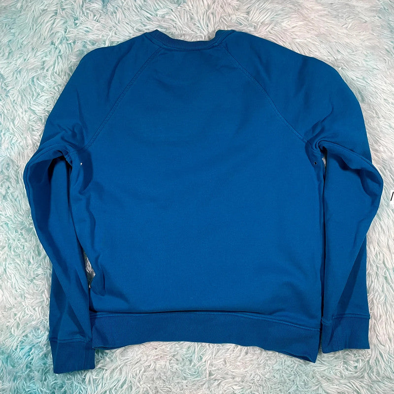 Blue Lacoste Sweatshirt Spellout - Medium