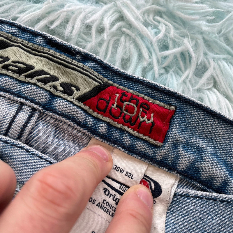 Vintage 00s JNCO Jeans Baggy Embroidered- W30 L32