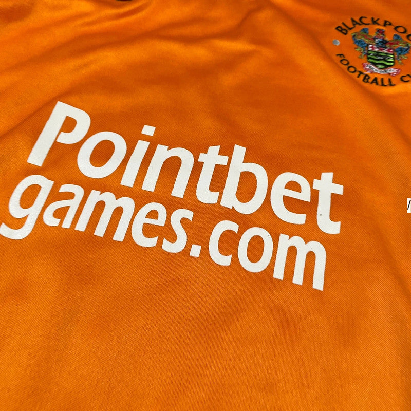 Vintage 2005-07 Blackpool Shirt Uhlsport - Large