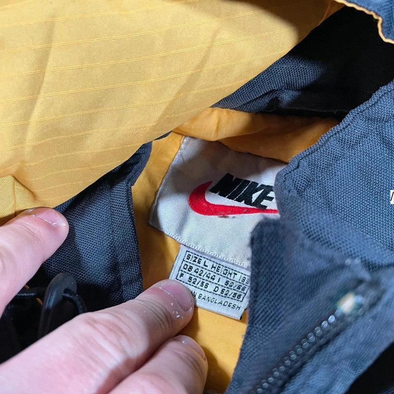 Vintage 90s Black Nike Coat - Large
