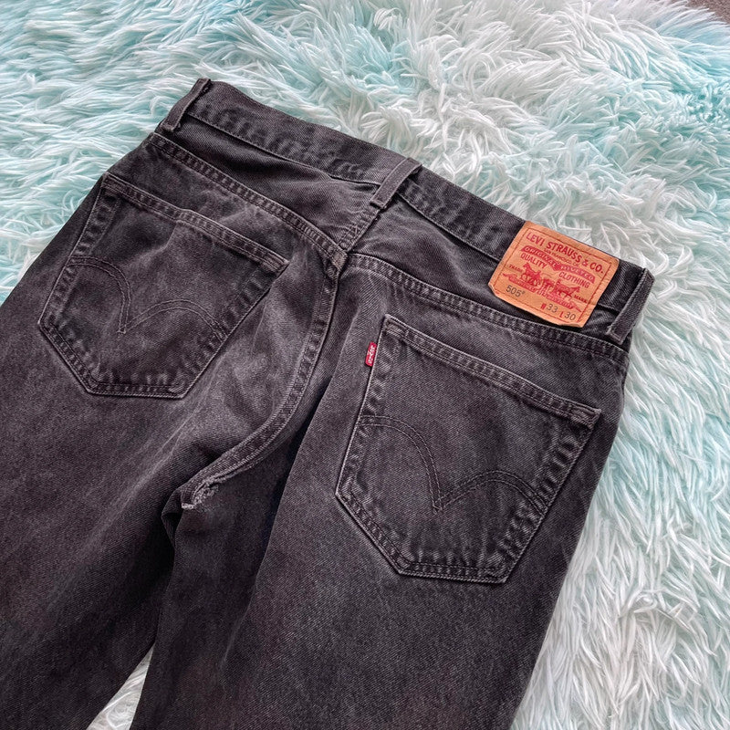 Black Levi’s Jean Shorts Cut Offs 505 - W33