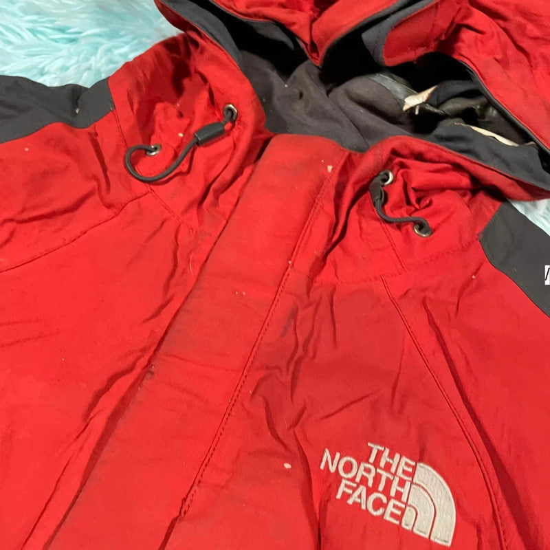 Red & Grey The North Face Gore-tex Jacket Raincoat - XL