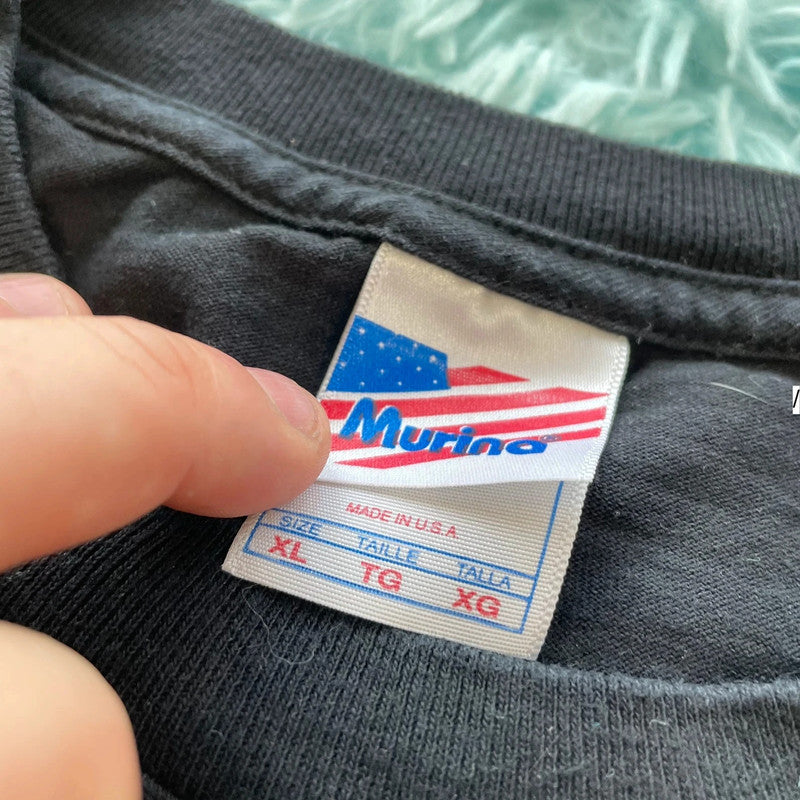 Vintage Black 2005 U2 Band T Shirt Vertigo Tour - XL