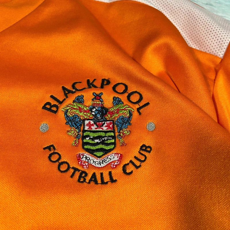 Vintage 2005-07 Blackpool Shirt Uhlsport - Large