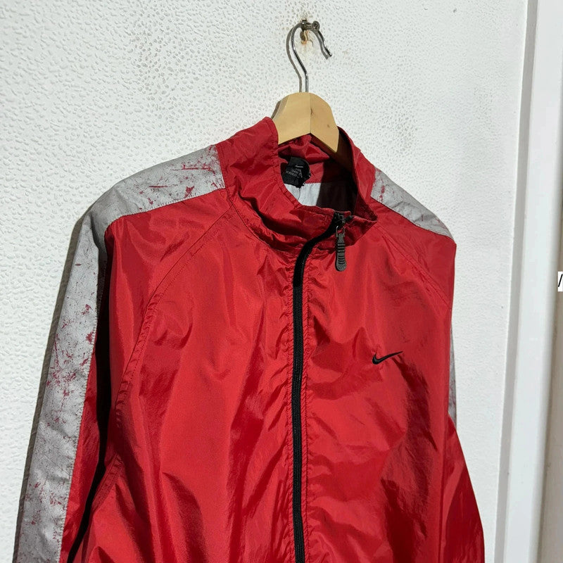 Vintage 00s Red Nike Windbreaker - Large