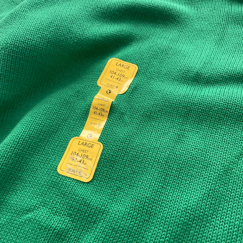 Vintage 90s Green Plain St Michael Knitted Jumper - Large