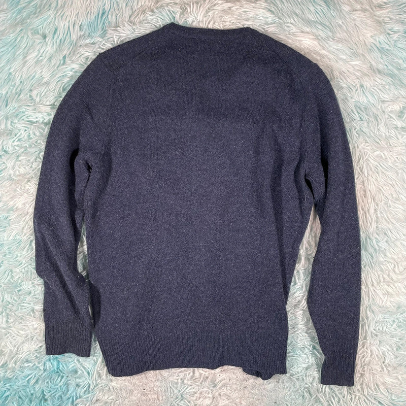 Navy Polo Ralph Lauren Knitted Jumper - Small