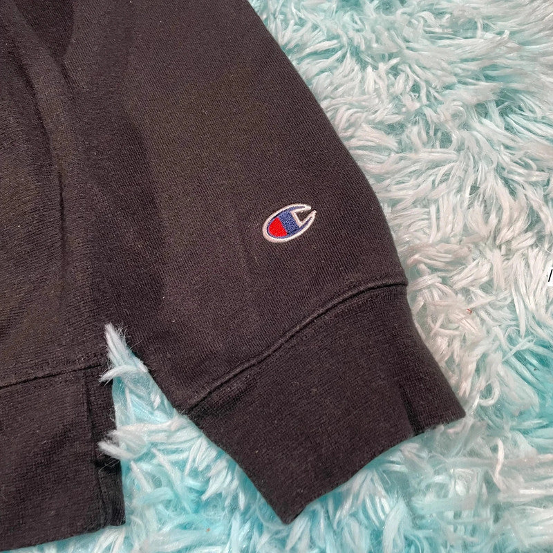 Black Champion Sweatshirt - Womens Large