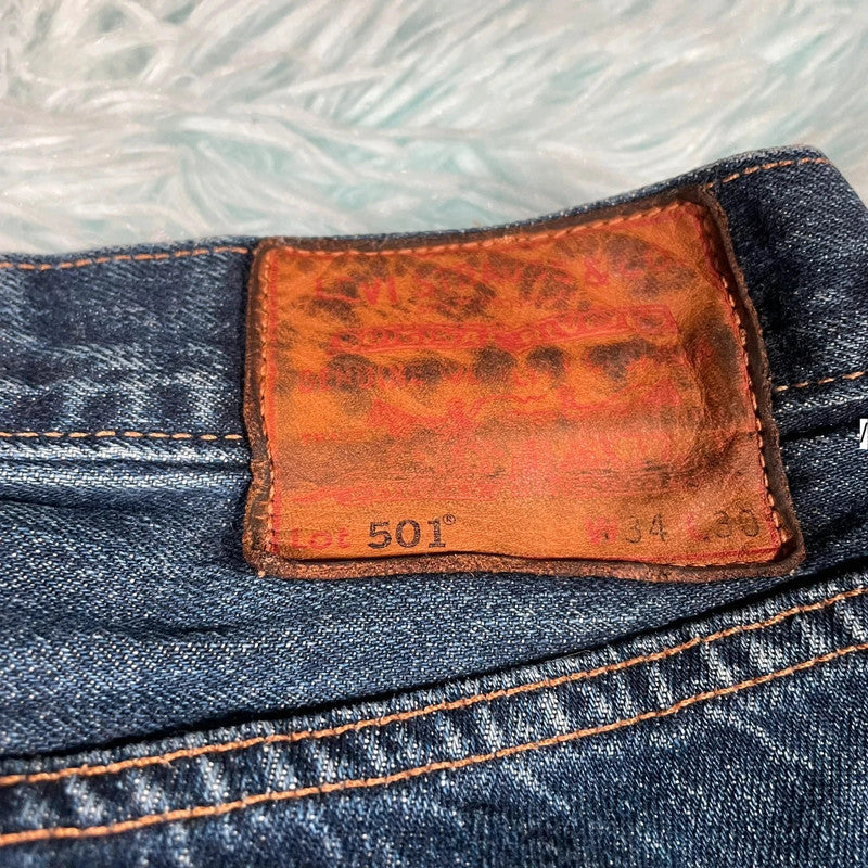 Blue Levi’s 501 Premium Jeans Straight Leg - W34 L30