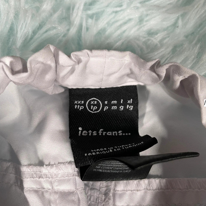 White iets frans Parachute Pants Bottoms Urban Outfitters - XS
