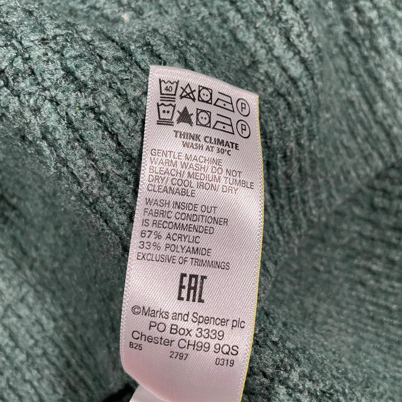 Dark Green Marks & Spencer Knitted Jumper - Large