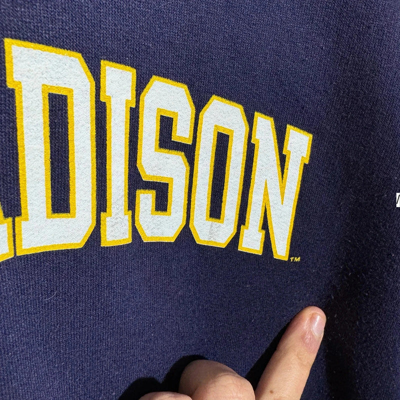 Vintage Purple James Madison College US Champion Sweatshirt - Small