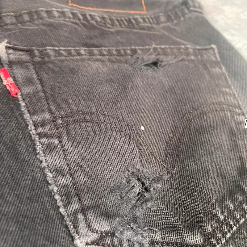 Vintage 90s Black Levi’s 501 Jeans Straight Leg - 33W 32L