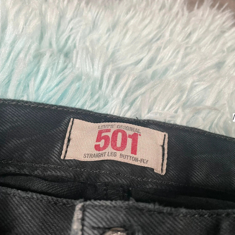 Vintage 90s Black Levi’s 501 Jeans Straight Leg - 33W 32L